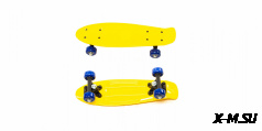 Скейтборд KROSTEK 22&quot; пластик PC22 #6 / YELOW