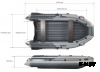 Надувная лодка SKAT TRITON 370NDFi с интегрированным фальшбортом