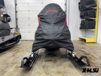 Чехол транспортировочный для снегохода AODES Snowcross с лого X-Motors Цв. Черно-красный