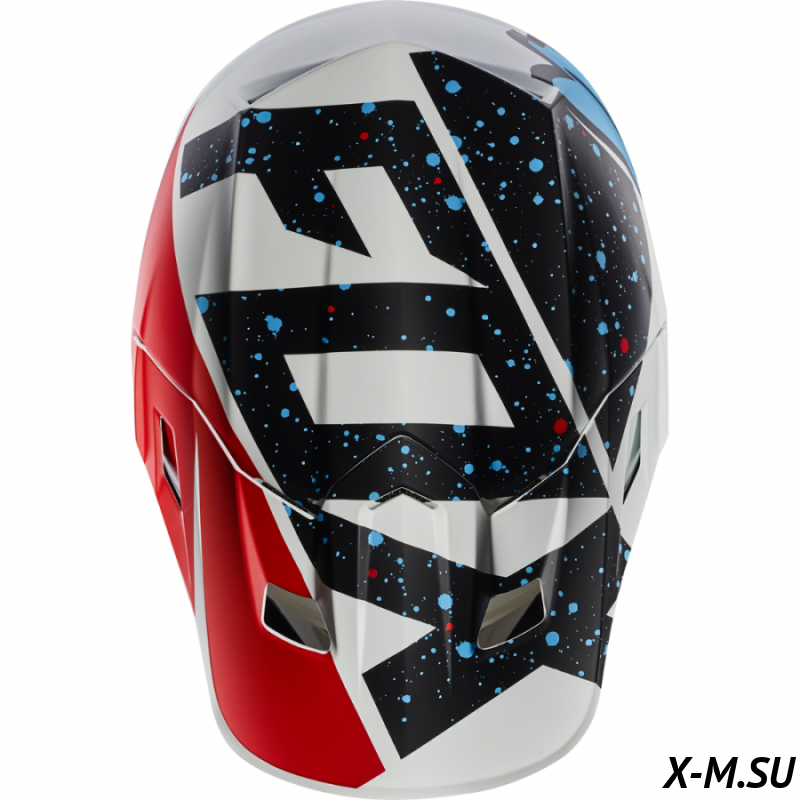 Козырек к шлему Fox V2 Helmet Visor Nirv Red/White Козырек к шлему Fox V2 Helmet Visor Nirv Red/White